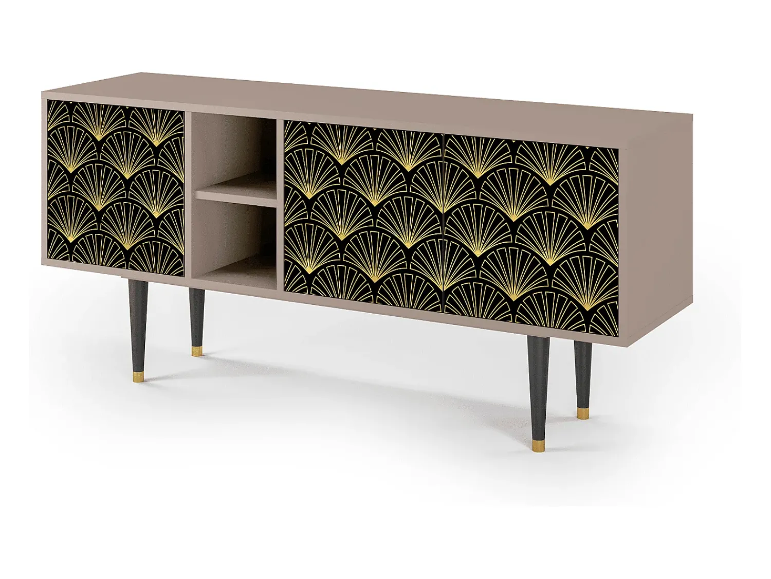 Móvel De Tv| Mueble de TV - 150х69х41 cm - T5 - Bird of Juno, Latte Bege