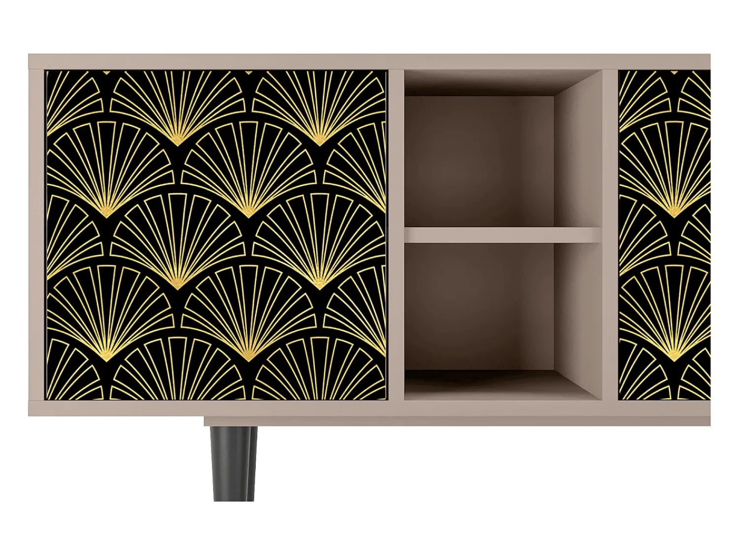 Móvel De Tv| Mueble de TV - 150х69х41 cm - T5 - Bird of Juno, Latte Bege
