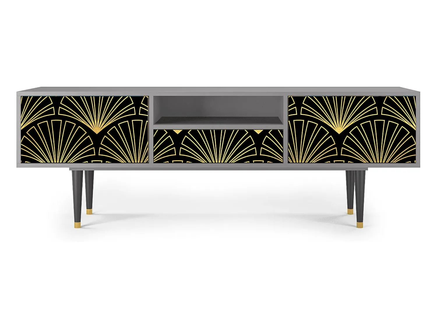 Mueble de TV - 170х59х41 cm - T6 - Bird of Juno, Cinza^ Móvel De Tv