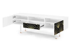 Móvel De Tv| Mueble de TV - 170х59х41 cm - T6 - Bird of Juno, Branco Bege