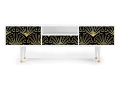 Móvel De Tv| Mueble de TV - 170х59х41 cm - T6 - Bird of Juno, Branco Bege