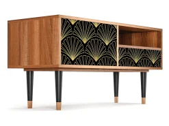 Best Mueble de TV - 115х59х48 cm - T3 - Bird of Juno, Nogueira Castanho