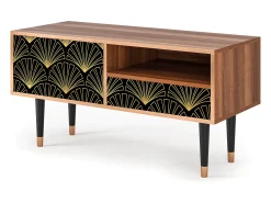 Best Mueble de TV - 115х59х48 cm - T3 - Bird of Juno, Nogueira Castanho