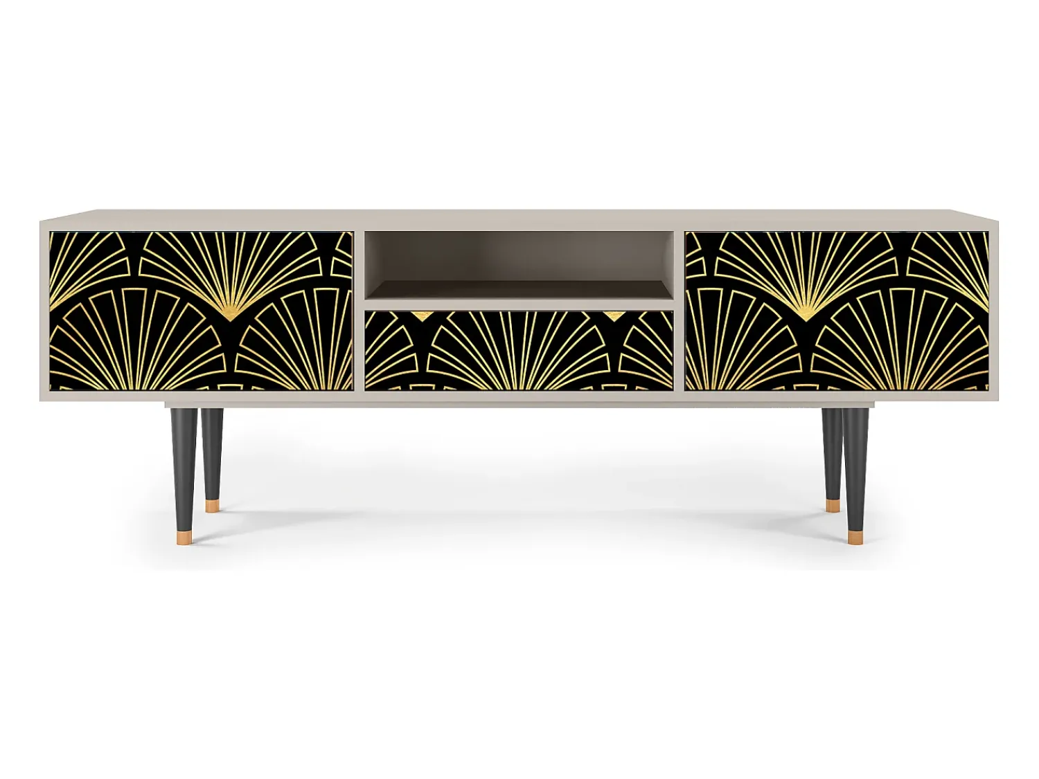 Móvel De Tv* Mueble de TV - 170х59х41 cm - T6 - Bird of Juno, Areia Bege