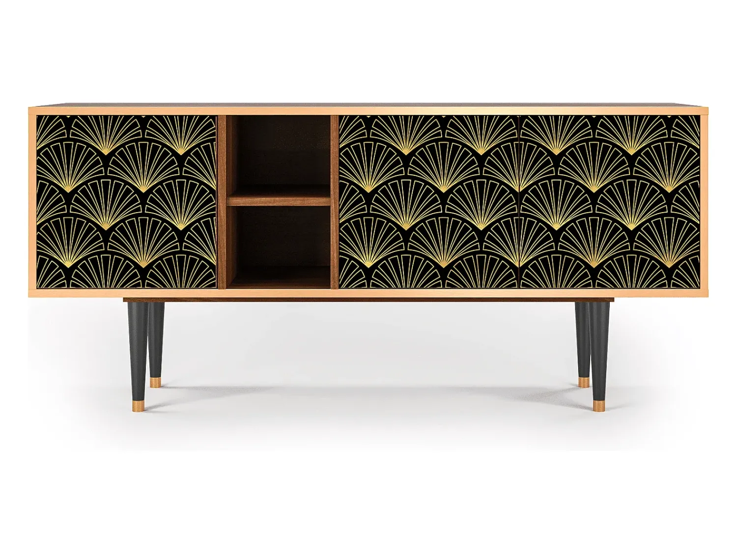 Móvel De Tv| Mueble de TV - 150х69х41 cm - T5 - Bird of Juno, Nogueira Castanho