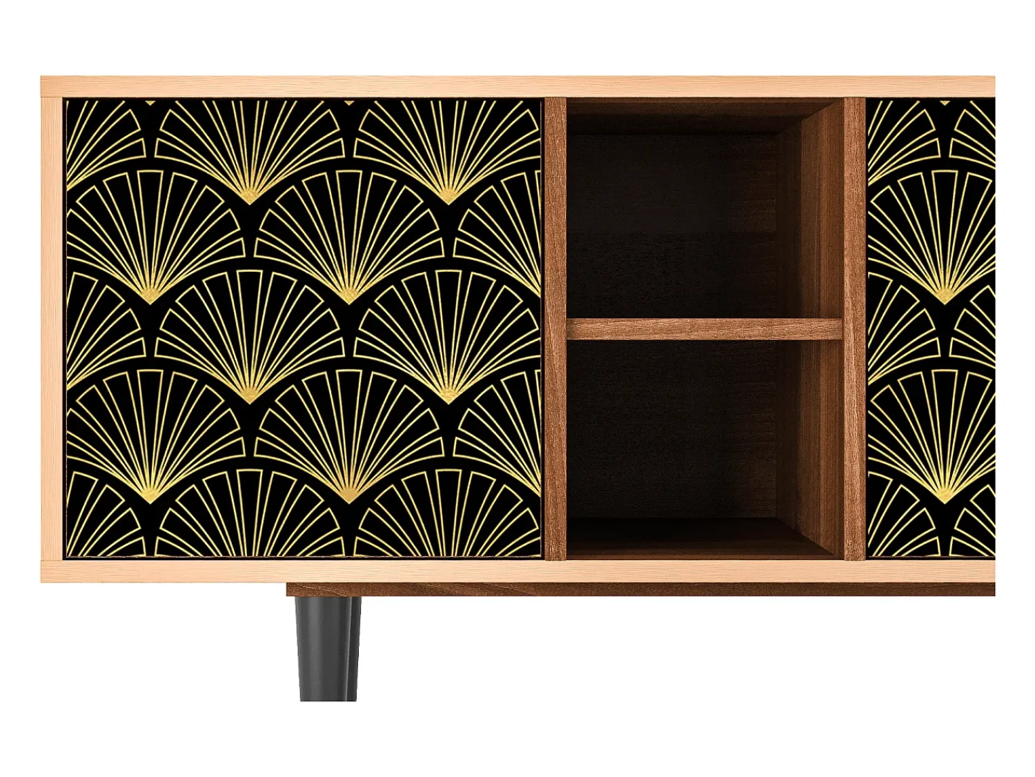 Móvel De Tv| Mueble de TV - 150х69х41 cm - T5 - Bird of Juno, Nogueira Castanho