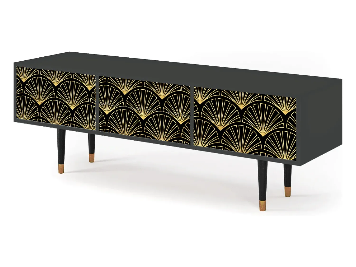Móvel De Tv* Mueble de TV - 170х59х48 cm - T4 - Bird of Juno, Antracite Cinza antracite