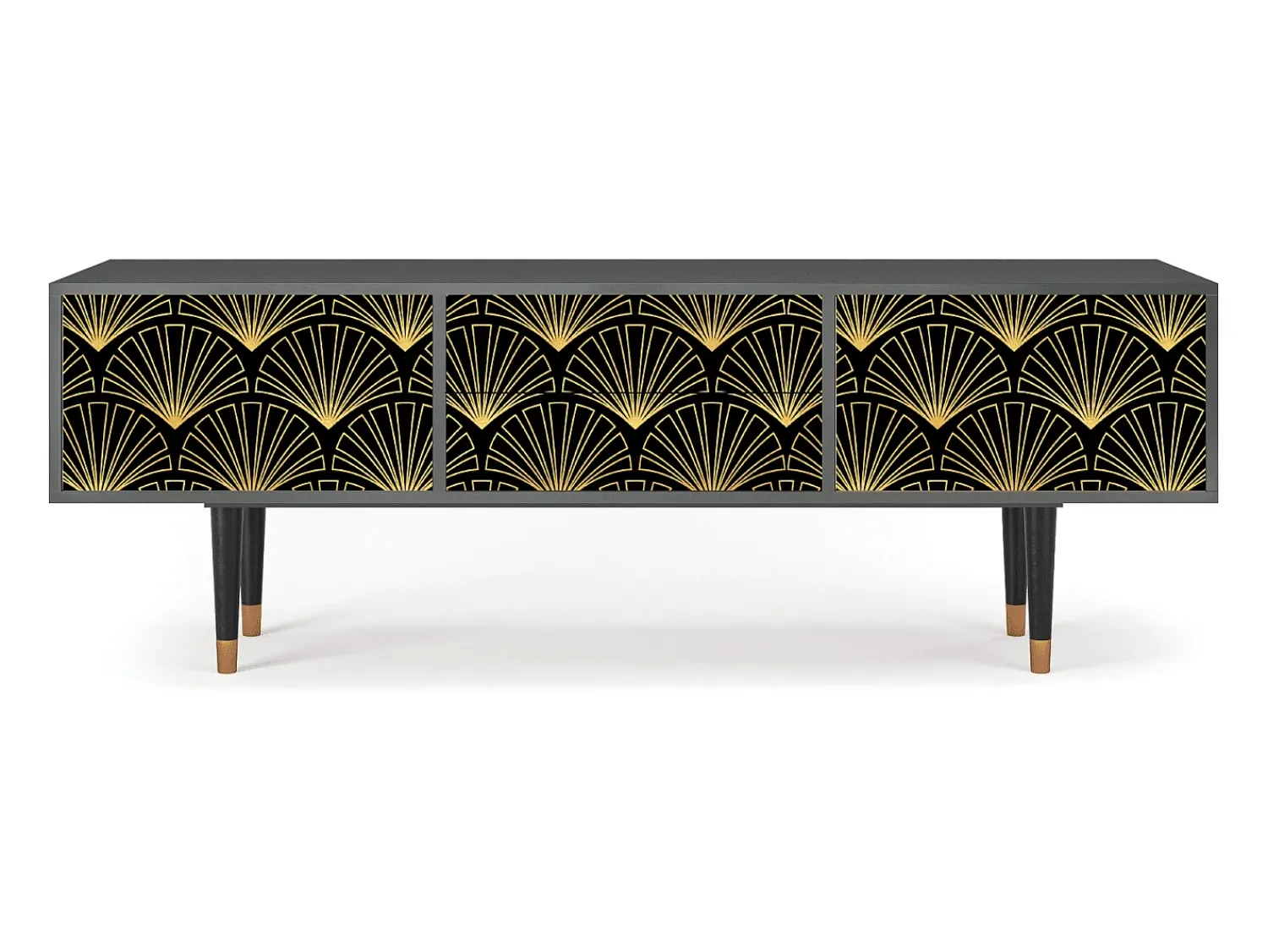 Móvel De Tv* Mueble de TV - 170х59х48 cm - T4 - Bird of Juno, Antracite Cinza antracite