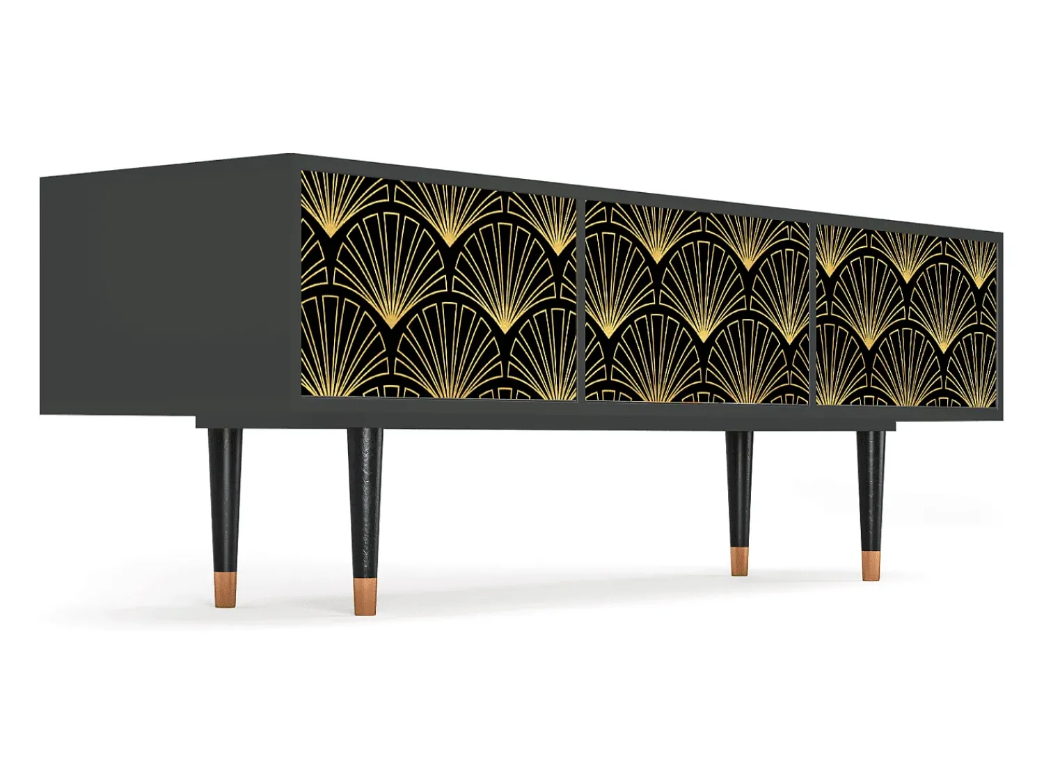 Móvel De Tv* Mueble de TV - 170х59х48 cm - T4 - Bird of Juno, Antracite Cinza antracite
