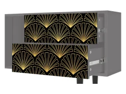 Mueble de TV - 170х69х48 cm - T1 - Bird of Juno, Cinza^ Móvel De Tv