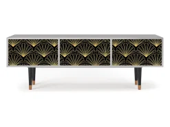 Móvel De Tv| Mueble de TV - 170х59х48 cm - T4 - Bird of Juno, Cinza Cinzento