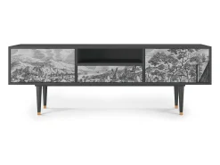 Mueble de TV - 170х59х41 cm - T6 - Bird Dropping, Antracite^ Móvel De Tv