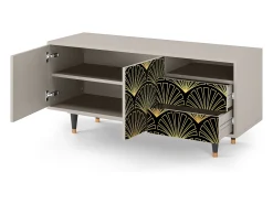 Best Mueble de TV - 125х56х41 cm - T7 - Bird of Juno, Areia Bege