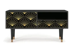 Móvel De Tv| Mueble de TV - 115х59х48 cm - T3 - Bird of Juno, Antracite Cinza antracite