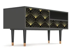 Móvel De Tv| Mueble de TV - 115х59х48 cm - T3 - Bird of Juno, Antracite Cinza antracite