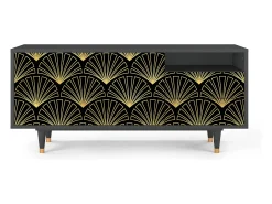 Móvel De Tv* Mueble de TV - 125х56х41 cm - T7 - Bird of Juno, Antracite Cinza antracite