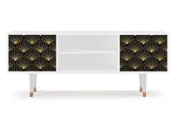 Móvel De Tv| Mueble de TV - 170х69х48 cm - T2 - Bird of Juno, Branco Bege