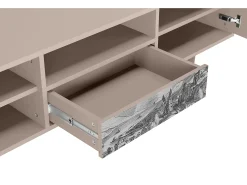 Mueble de TV - 170х59х41 cm - T6 - Bird Dropping, Latte^ Móvel De Tv