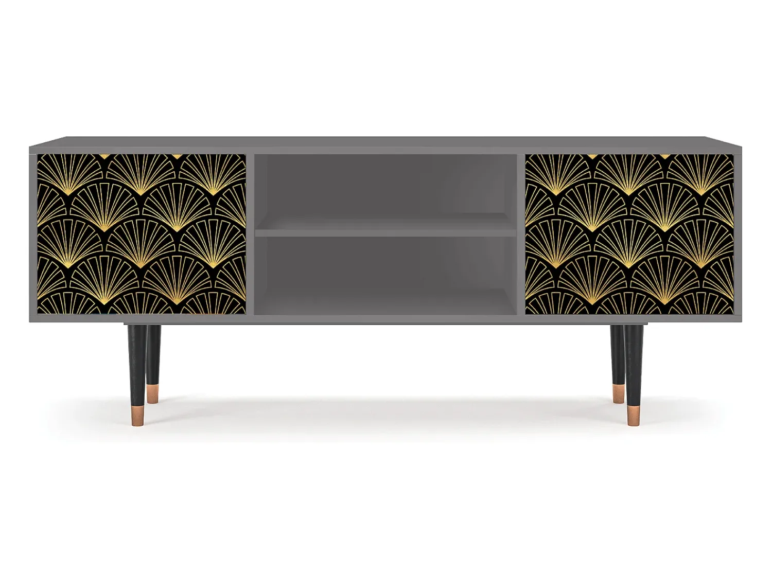 Móvel De Tv| Mueble de TV - 170х69х48 cm - T2 - Bird of Juno, Cinza Cinzento