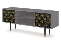 Móvel De Tv| Mueble de TV - 170х69х48 cm - T2 - Bird of Juno, Cinza Cinzento