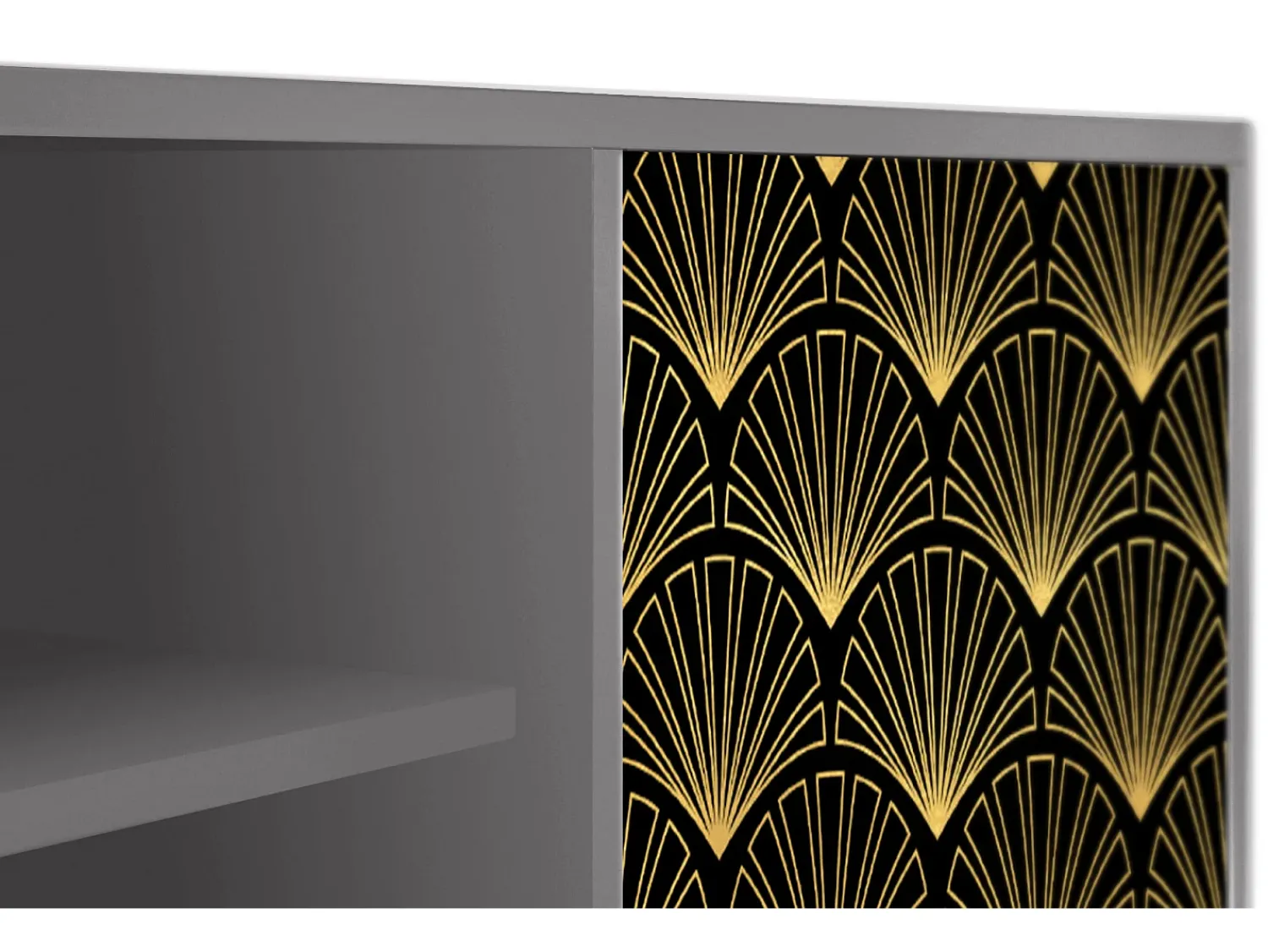 Móvel De Tv| Mueble de TV - 170х69х48 cm - T2 - Bird of Juno, Cinza Cinzento