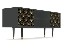 Móvel De Tv| Mueble de TV - 170х69х48 cm - T2 - Bird of Juno, Antracite Cinza antracite