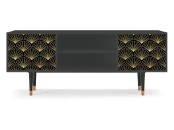 Móvel De Tv| Mueble de TV - 170х69х48 cm - T2 - Bird of Juno, Antracite Cinza antracite