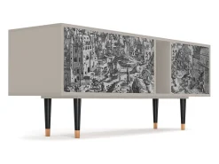 Mueble de TV - 170х69х48 cm - T1 - Bird Dropping, Areia^ Móvel De Tv