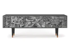 Mueble de TV - 170х59х48 cm - T4 - Bird Dropping, Antracite^ Móvel De Tv