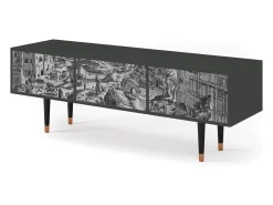 Mueble de TV - 170х59х48 cm - T4 - Bird Dropping, Antracite^ Móvel De Tv