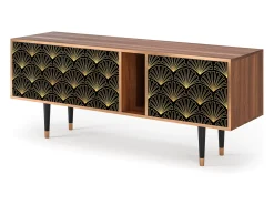 Móvel De Tv| Mueble de TV - 170х69х48 cm - T1 - Bird of Juno, Nogueira Castanho
