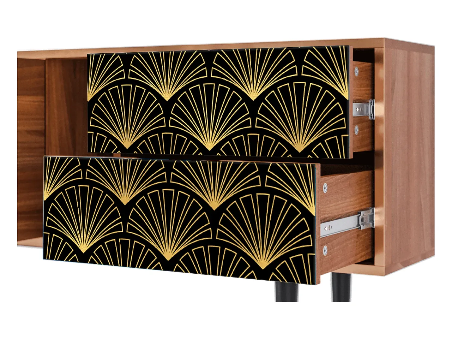 Móvel De Tv| Mueble de TV - 170х69х48 cm - T1 - Bird of Juno, Nogueira Castanho