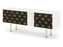 Móvel De Tv| Mueble de TV - 170х69х48 cm - T1 - Bird of Juno, Branco Bege