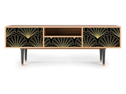 Móvel De Tv| Mueble de TV - 170х59х41 cm - T6 - Bird of Juno, Nogueira Castanho
