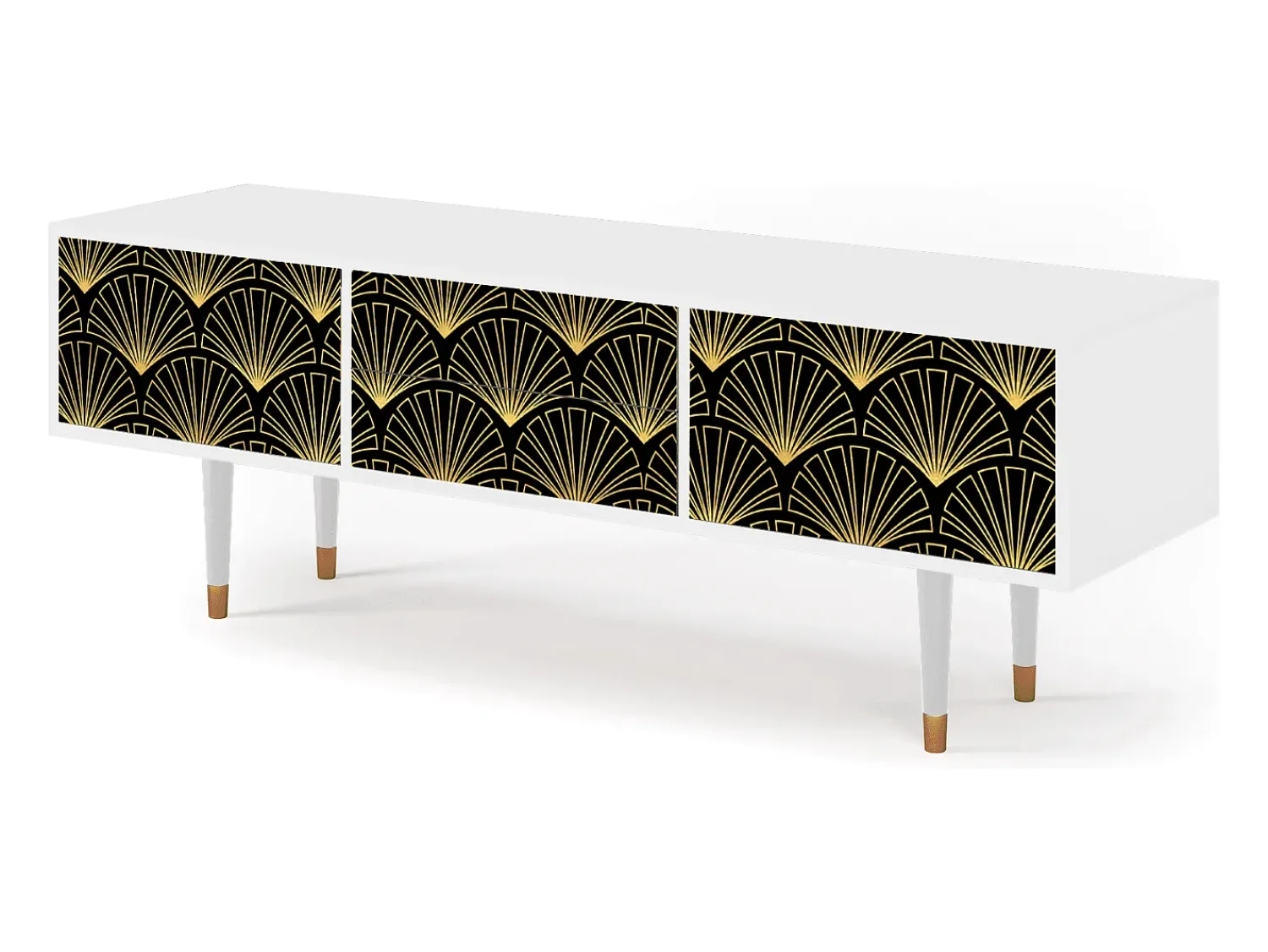 Mueble de TV - 170х59х48 cm - T4 - Bird of Juno, Branco^ Móvel De Tv