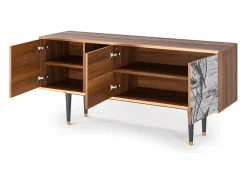 Mueble de TV - 150х69х41 cm - T5 - Blau Schuyte, Nogueira^ Móvel De Tv