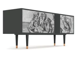 Móvel De Tv* Mueble de TV - 170х69х48 cm - T1 - Blau Schuyte, Antracite Cinza antracite