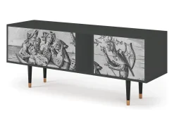 Móvel De Tv* Mueble de TV - 170х69х48 cm - T1 - Blau Schuyte, Antracite Cinza antracite