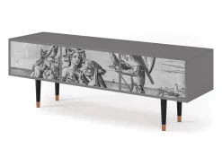 Móvel De Tv| Mueble de TV - 170х59х48 cm - T4 - Blau Schuyte, Cinza Cinzento