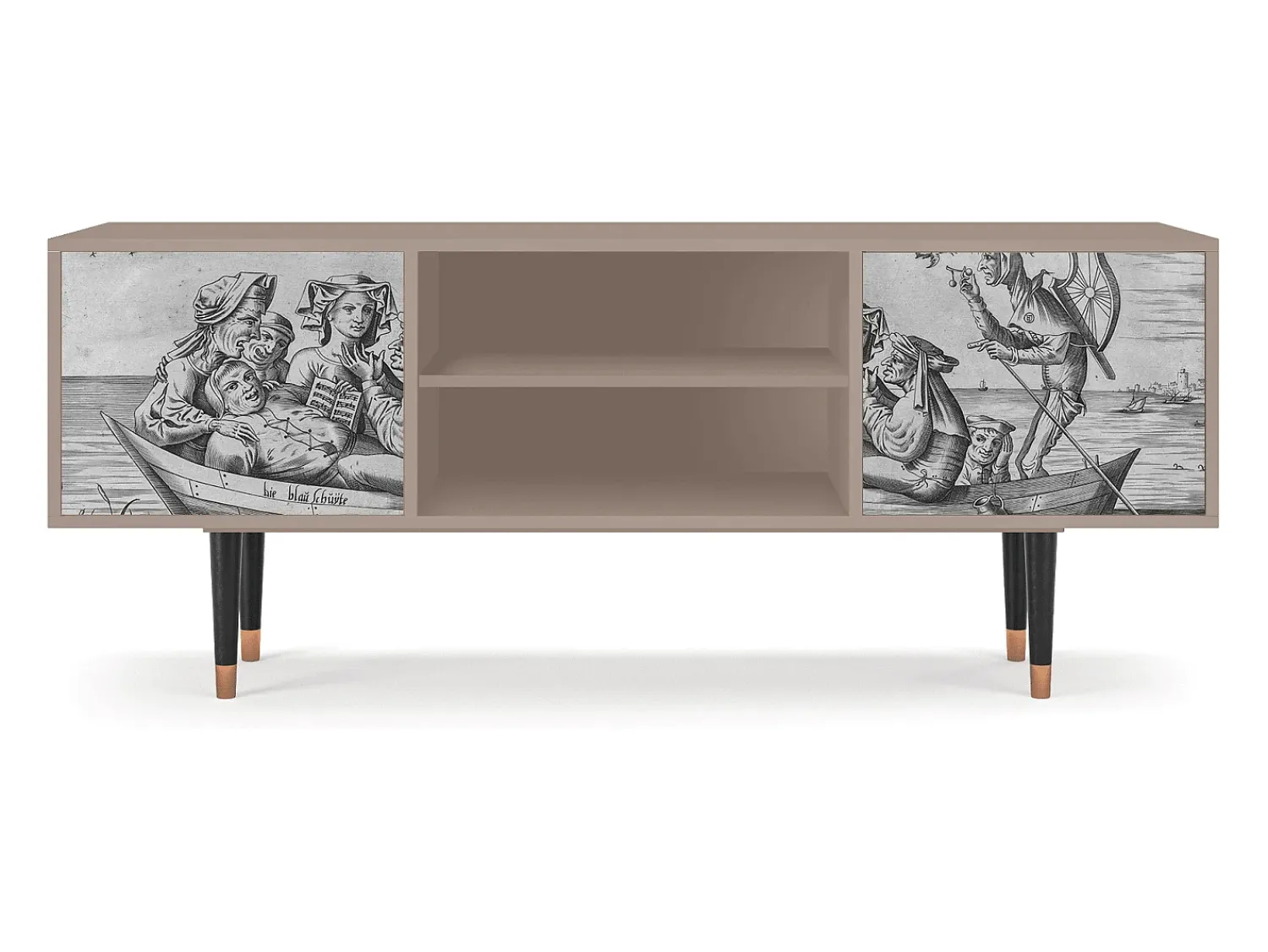 Móvel De Tv| Mueble de TV - 170х69х48 cm - T2 - Blau Schuyte, Latte Bege