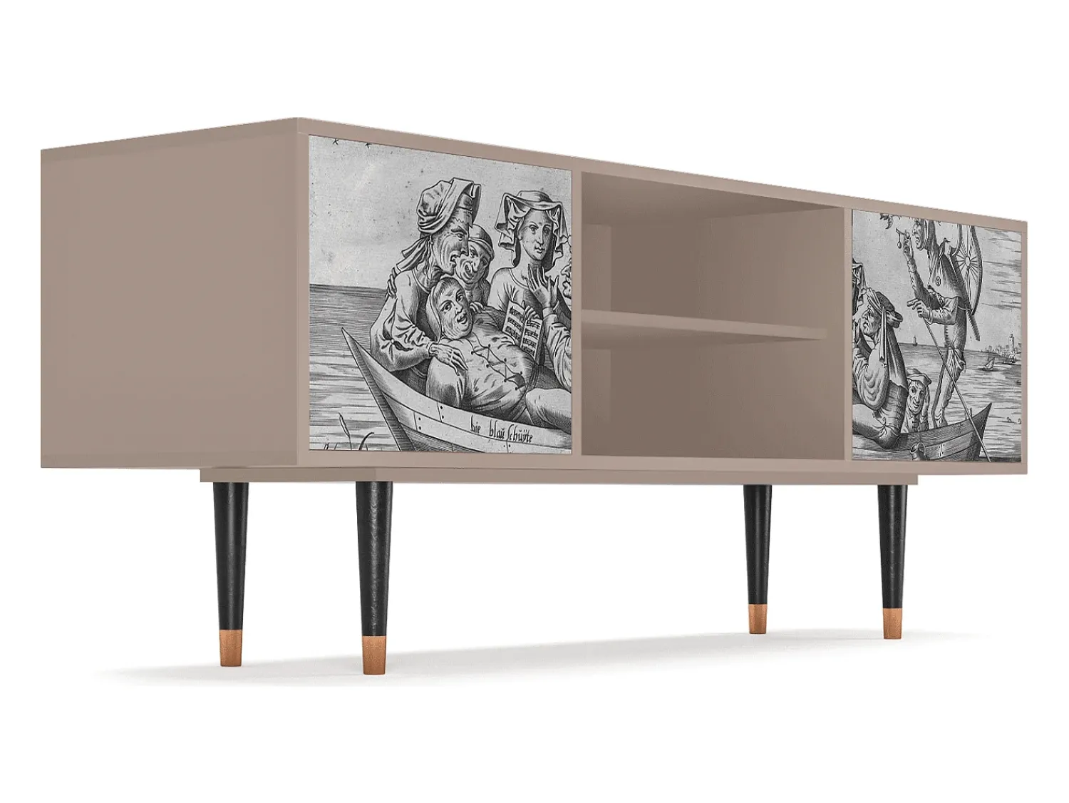 Móvel De Tv| Mueble de TV - 170х69х48 cm - T2 - Blau Schuyte, Latte Bege
