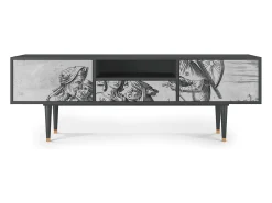 Móvel De Tv* Mueble de TV - 170х59х41 cm - T6 - Blau Schuyte, Antracite Cinza antracite
