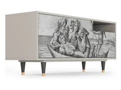 Mueble de TV - 125х56х41 cm - T7 - Blau Schuyte, Areia^ Móvel De Tv