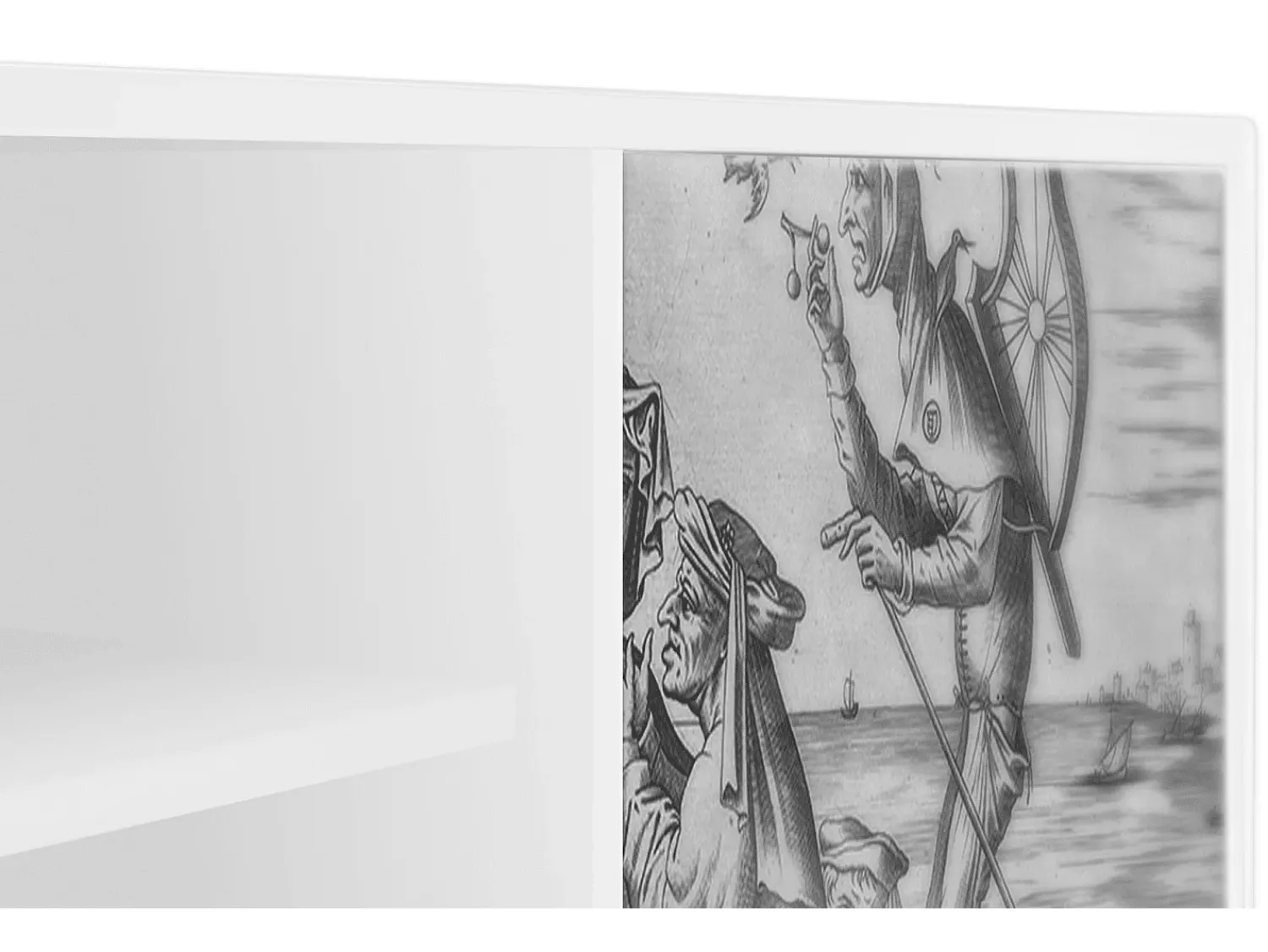 Móvel De Tv* Mueble de TV - 170х69х48 cm - T2 - Blau Schuyte, Branco Bege