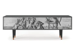 Móvel De Tv| Mueble de TV - 170х59х48 cm - T4 - Blau Schuyte, Antracite Cinza antracite