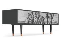 Móvel De Tv| Mueble de TV - 170х59х48 cm - T4 - Blau Schuyte, Antracite Cinza antracite