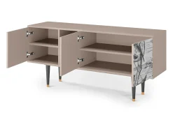 Móvel De Tv| Mueble de TV - 150х69х41 cm - T5 - Blau Schuyte, Latte Bege