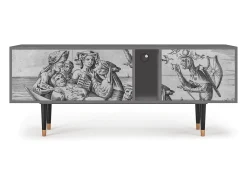 Mueble de TV - 170х69х48 cm - T1 - Blau Schuyte, Cinza^ Móvel De Tv