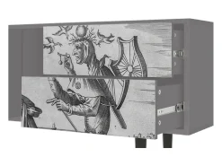 Mueble de TV - 170х69х48 cm - T1 - Blau Schuyte, Cinza^ Móvel De Tv