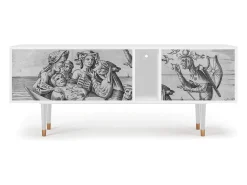 Mueble de TV - 170х69х48 cm - T1 - Blau Schuyte, Branco^ Móvel De Tv